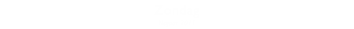 Zondag